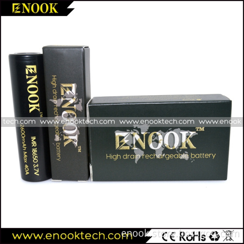 Enook 18650 2600mAh 40A rechargerble battery  hot selling